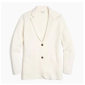 J. Crew Cotton Sweater-Blazer